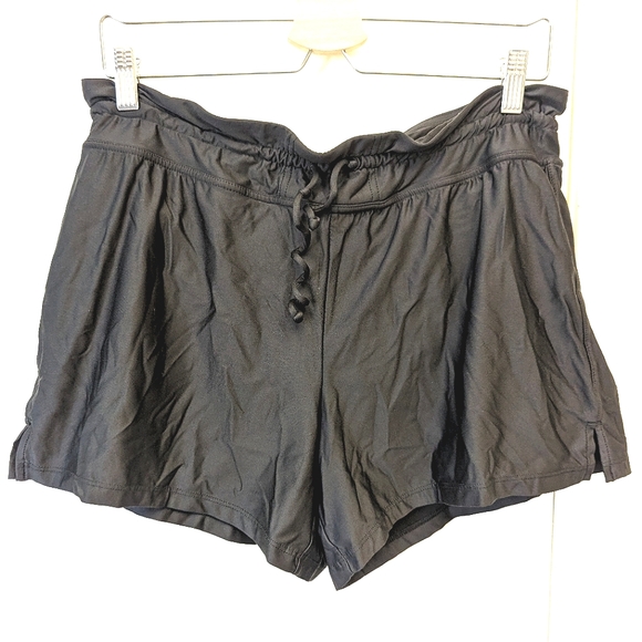 24th & Ocean Swim Shorts 🖤 Active Swim Shorts w/ bikini bottom MEDIUM - Picture 7 of 9